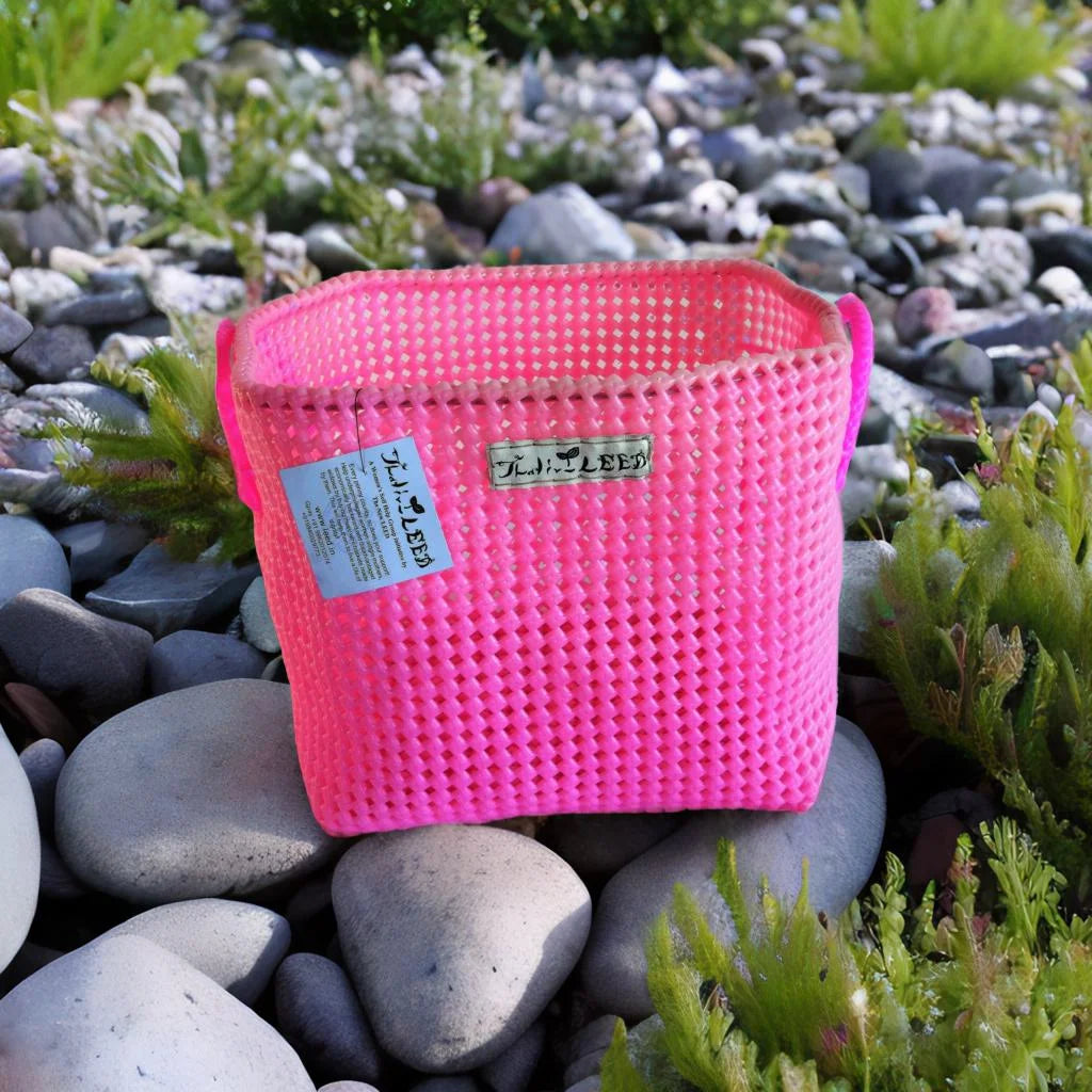 TLBAS-0014/Handmade Modular square baskets with optional cover for Multipurpose Activities