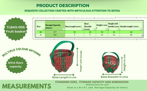 TLBAS-005/Handmade Freshness-preserving fruit baskets