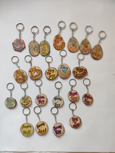 TLDIY-004b/Wooden Key chains for bulk gifts