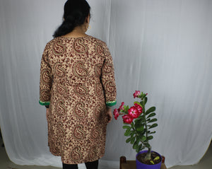 TLFABk-00011a/Kalamkari/Long Kurtis