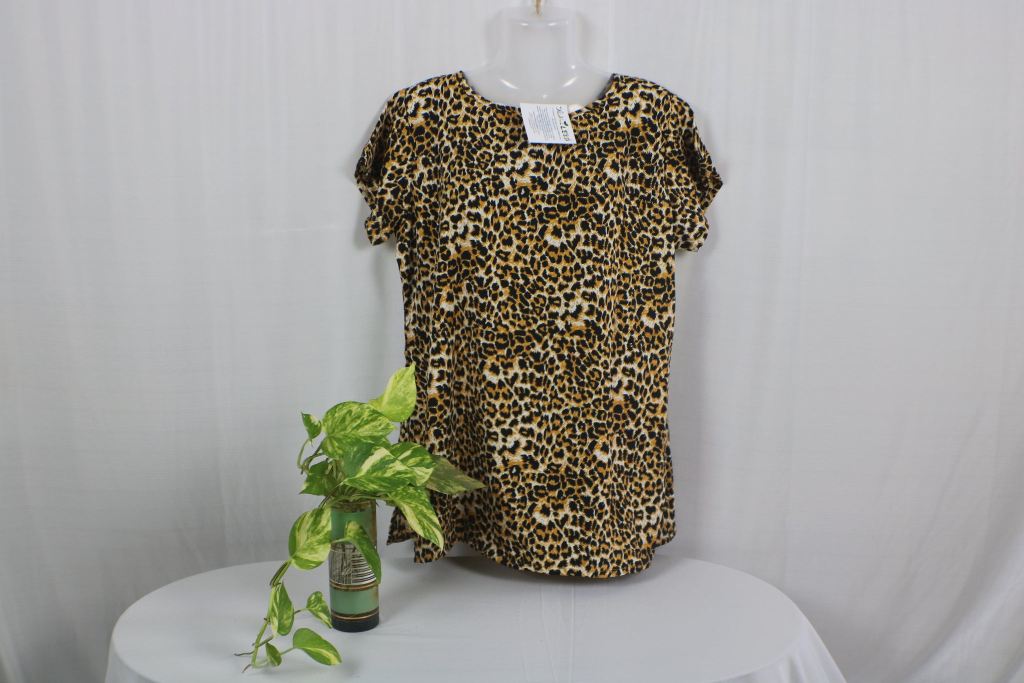 TLFAB-0020/Leopard Short Kurti