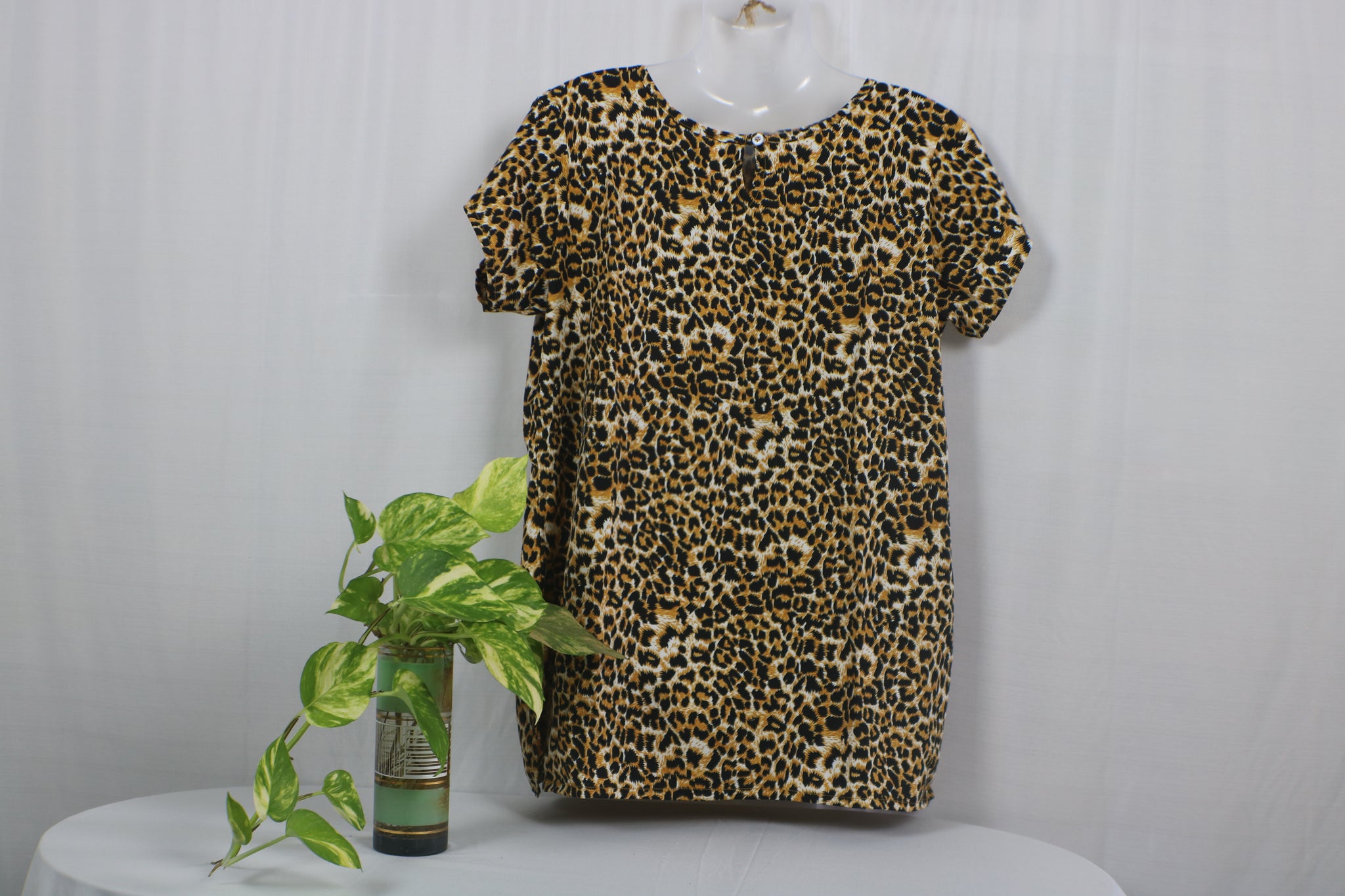 TLFAB-0020/Leopard Short Kurti