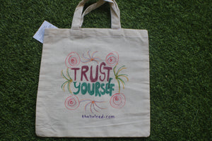 TLCB-005d/Cotton shopping Tote Bags-Hand Painted W/WO