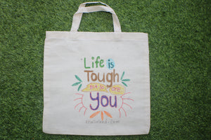 TLCB-005d/Cotton shopping Tote Bags-Hand Painted W/WO