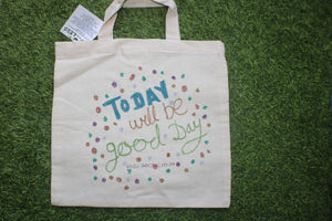 TLCB-005d/Cotton shopping Tote Bags-Hand Painted W/WO