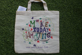 TLCB-005d/Cotton shopping Tote Bags-Hand Painted W/WO