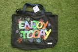 TLCB-005d/Cotton shopping Tote Bags-Hand Painted W/WO