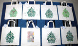 TLCB-005d/Cotton shopping Tote Bags-Hand Painted W/WO