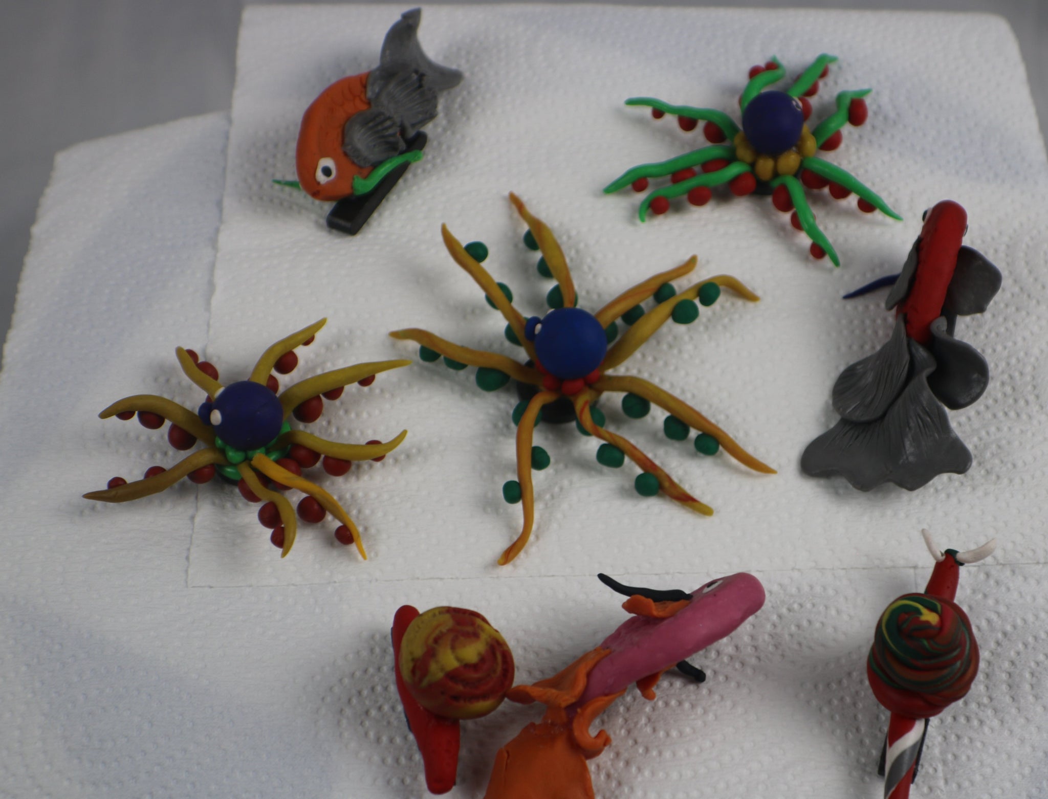 TLDIY-001f-Fridge Magnets-water world fish, octopus