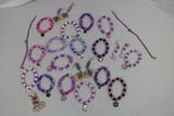 TLBDS-008/Beaded coloured combination of bracelets, anklets, earrings-set