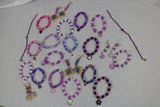 TLBDS-008/Beaded coloured combination of bracelets, anklets, earrings-set