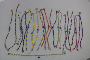 TLANKL-007/Beaded Anklets with Gypsy Charms l Multicolor Anklet for Girls and Women -como 3