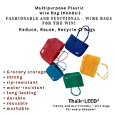 TLBAS-0020/Spacious & stylish Malligai Plain basket with pocket