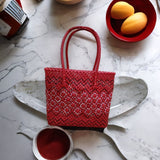 TLBAS-009/Handcrafted Sparkling diamond pattern baskets