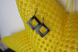 TLRJ-009/ square & triangle earrings - Thalir Leed®