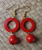 TLRJ-006/ combo circle-beads Earrings - Thalir Leed®