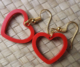 TLRJ-007/ heart Earrings - Thalir Leed®